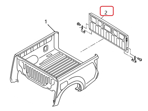 8983860446 Кришка багажника D-Max TFS-40 (Р). Интернет-магазин